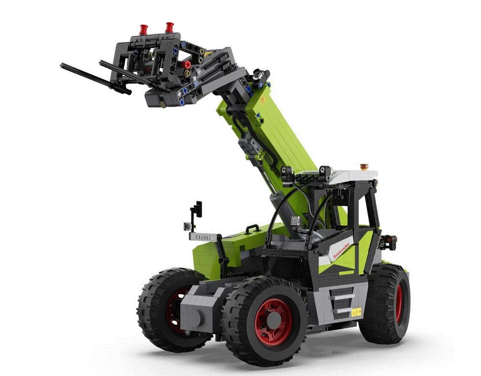 Telehandler Loader with RC Function (1469 Bricks)