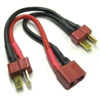ETRONIX DEANS 2S BATTERY HARNESS FOR 2 PACKS IN SERIES 14AWG
