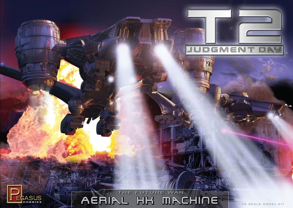 Space, Sci-Fi and TV Pegasus Models 1/32 Terminator 2 Aerial Hunter Killer