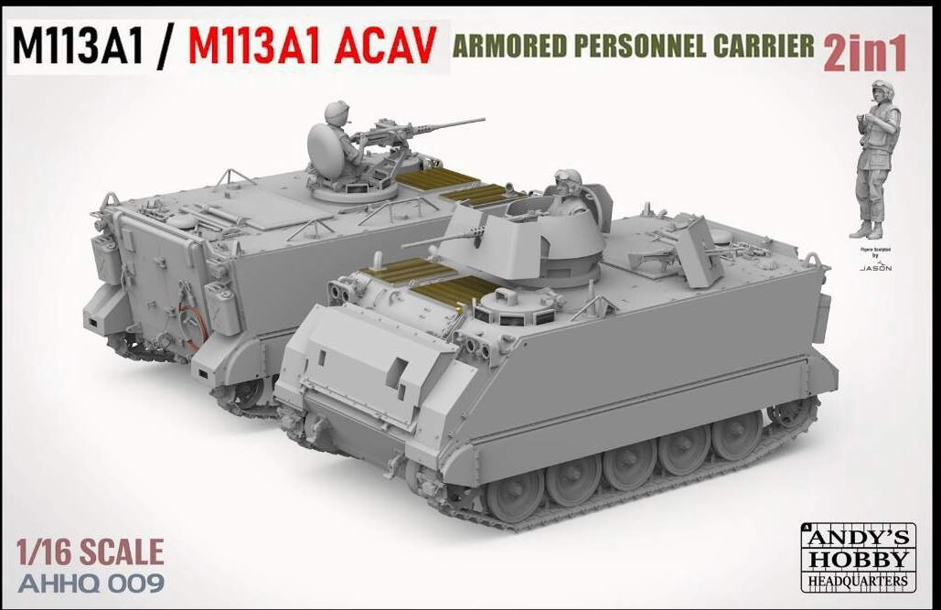 Military Andy's Hobby Headquarters 1/16 M113A1 / M113A1 ACAV Armoured Personnel Carrier