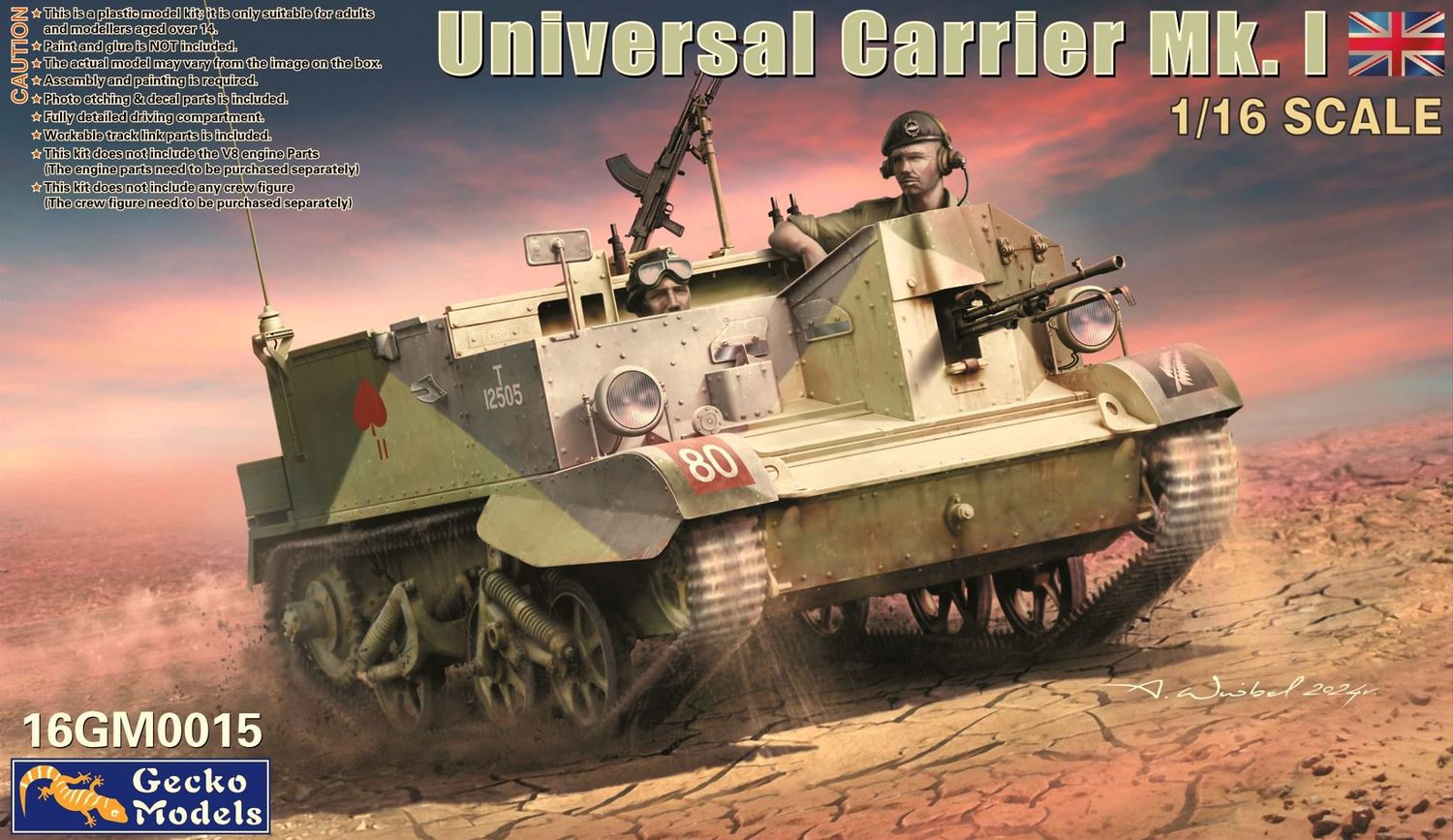Military Gecko Models 1/16 Universal Carrier Mk I (Bren Gun Carrier)