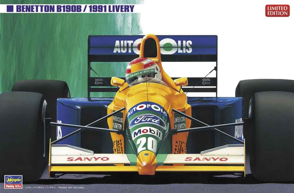 Cars, Bikes and Trucks Hasegawa 1/24 Benetton B190B 1991 Livery