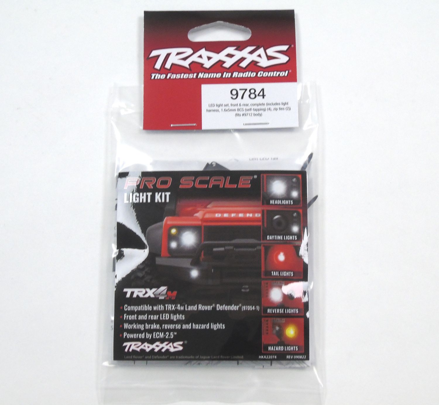 Complete Defender LED Light Set (Fits #9712 Body) TRX-4M