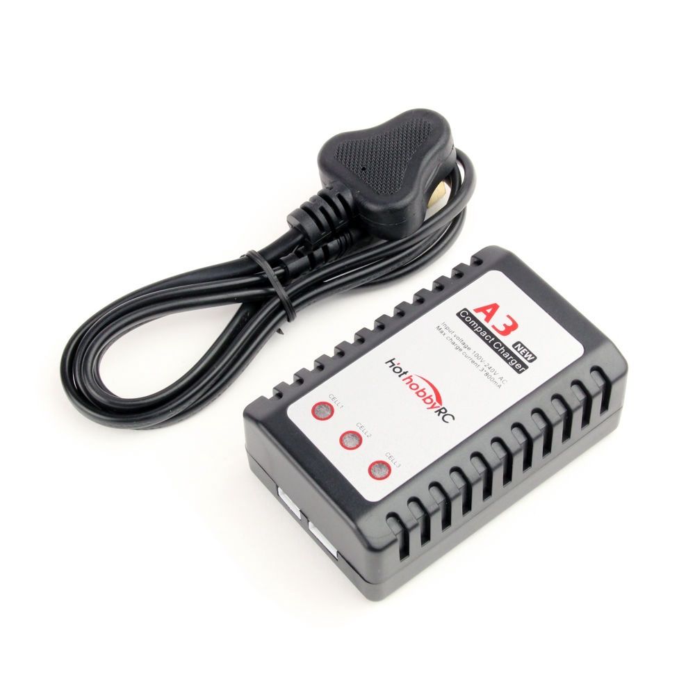 2S / 3S Balance Charger &amp; UK Plug AC Power Cable