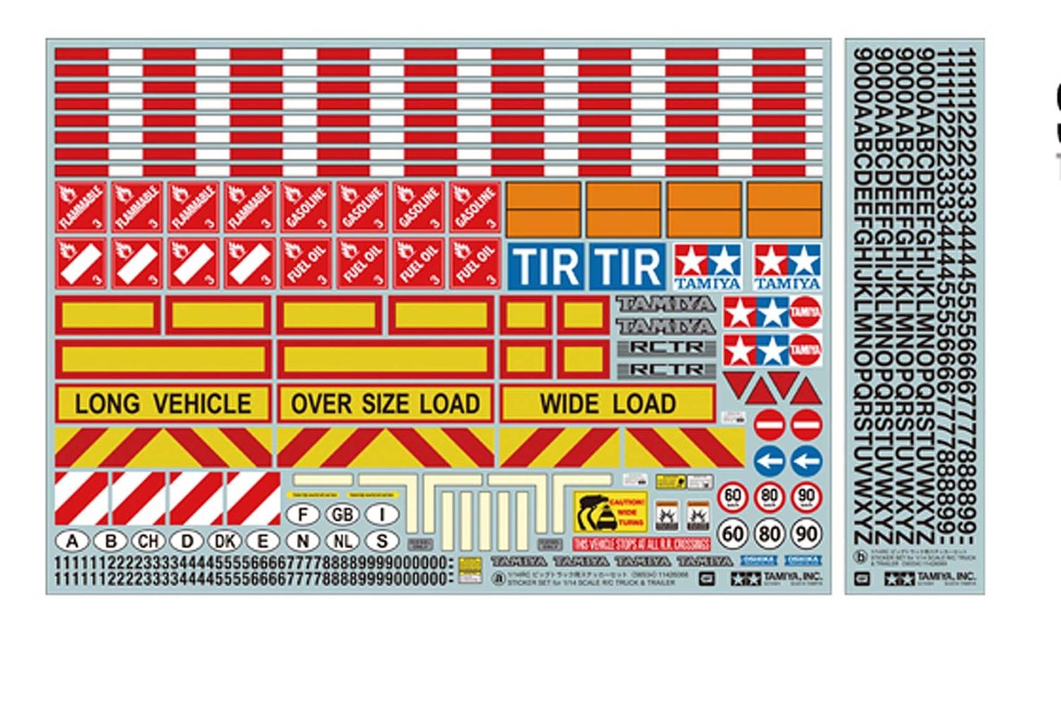 Lorry Sticker Set