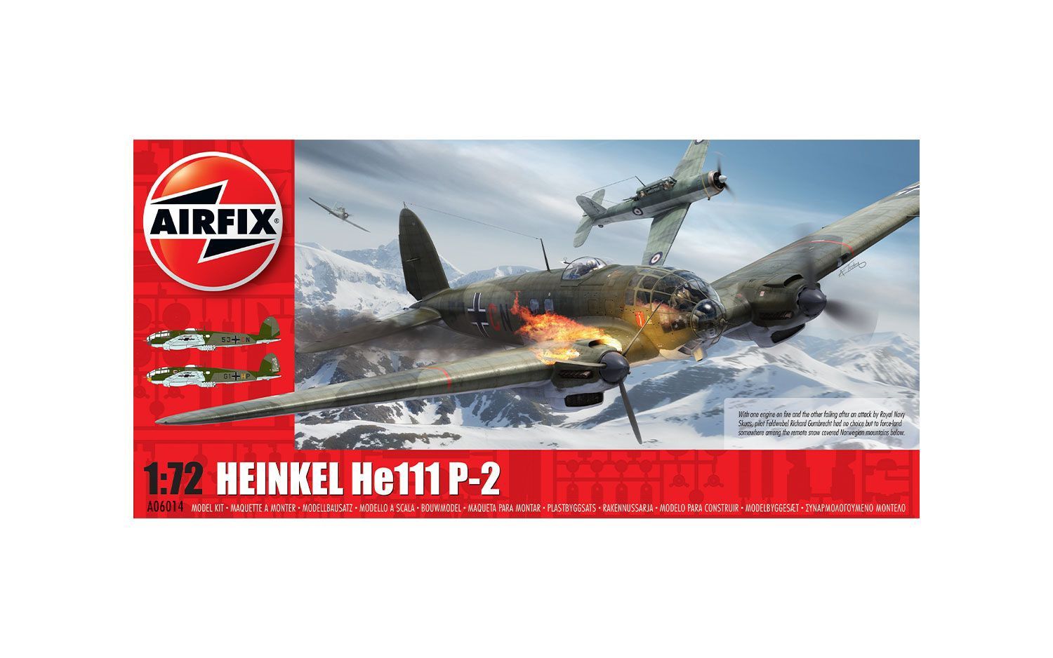 Aircraft Airfix 1/72 Heinkel He.III P2 1:72