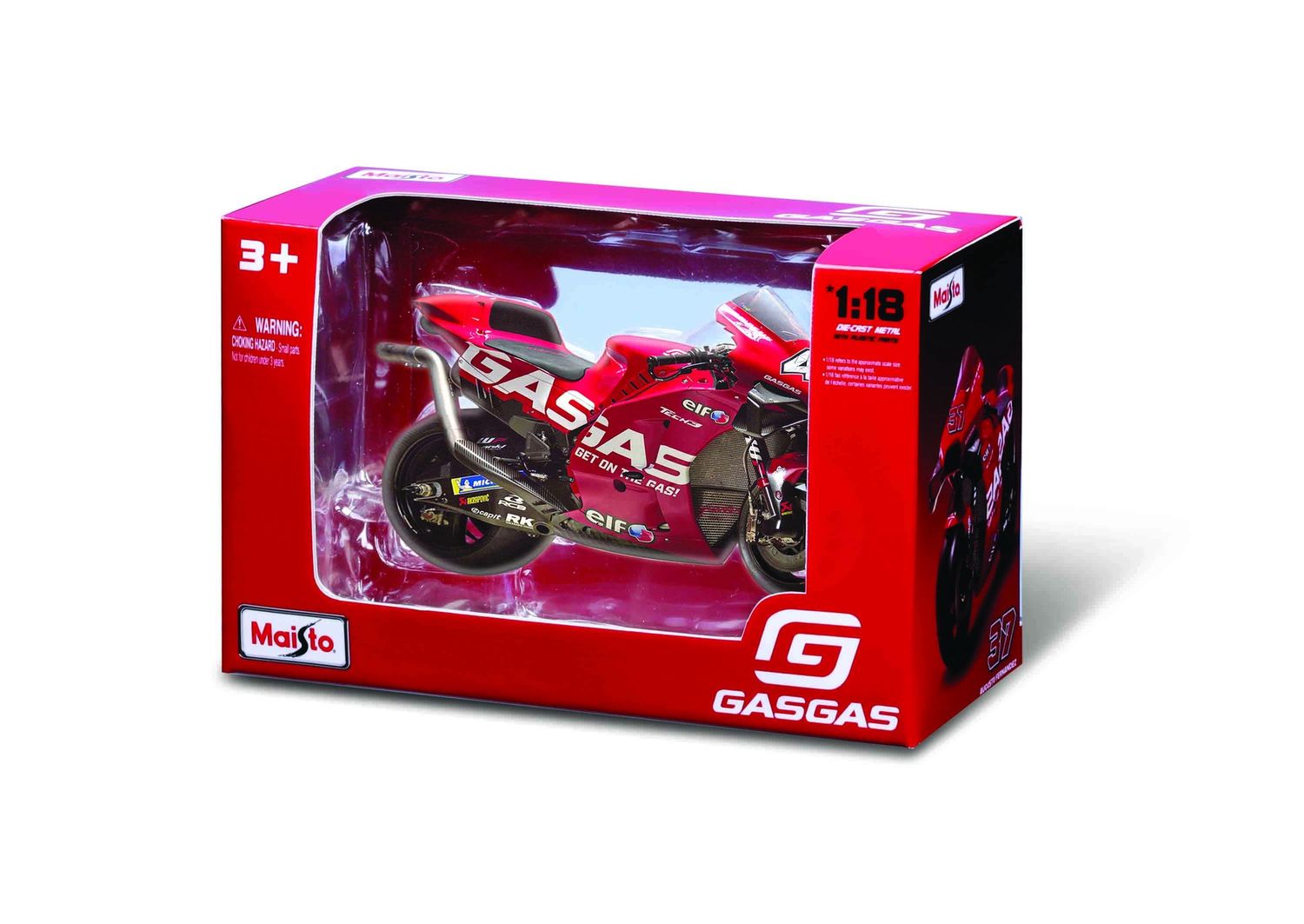 1:18 MOTORBIKE 2023 GASGAS FACTORY TECH3 (#44 ESPARGARO)