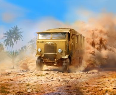 Military ICM 1/35 Monty's Mobile Office Caravan