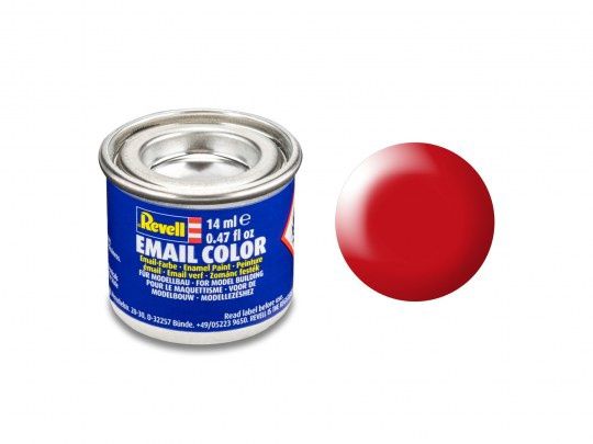 332 Satin Luminous Red Enamel