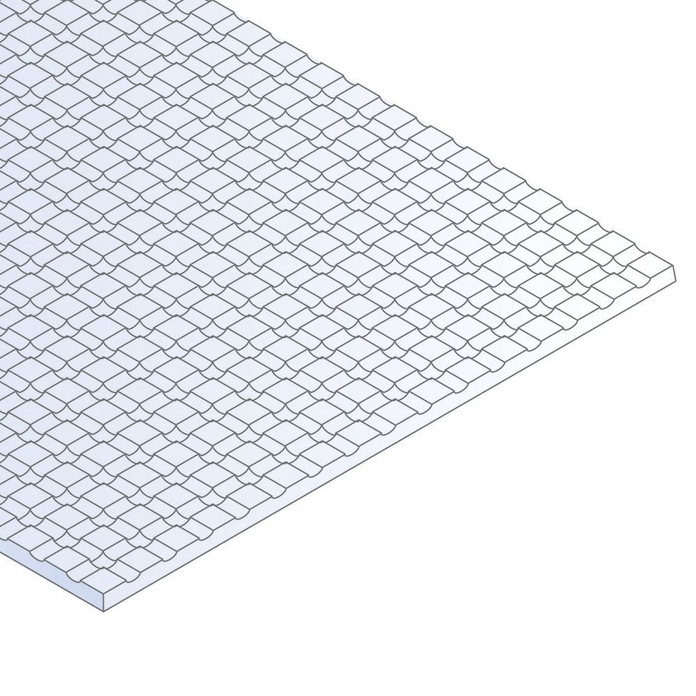 12x24in (30x60cm) Sidewalk Sheet .040in (1.0mm) Thick 1/2x1/2in Spacing (1 Sheet per pack)