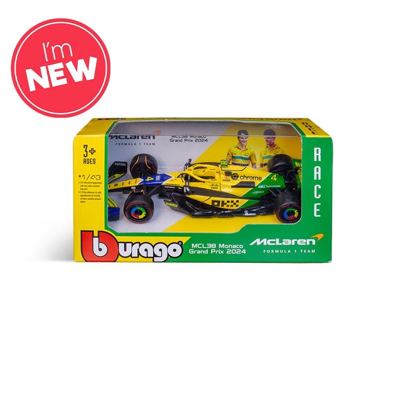 1:43 F1 MCLAREN MCL38 2024 NORRIS - SENNA LIVERY