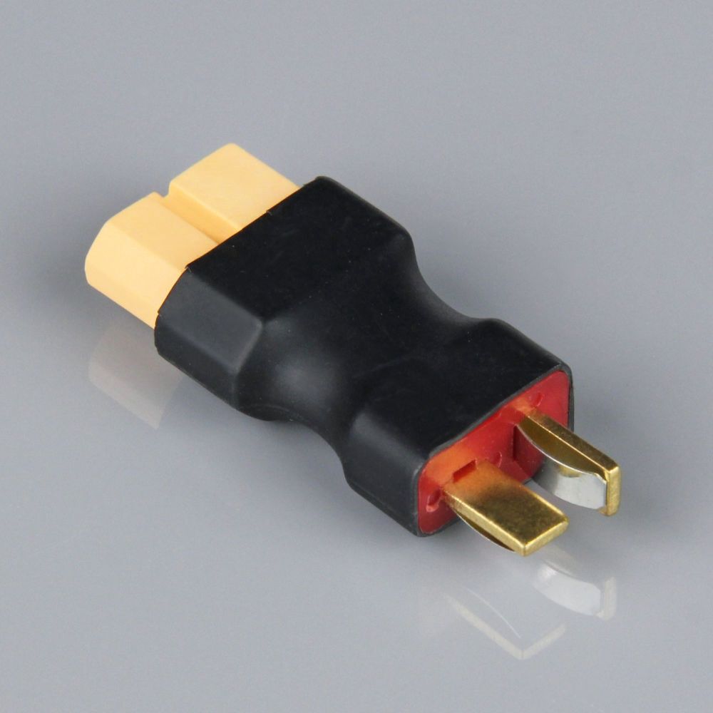 Battery Adapter, Deans (HCT) Male to XT60 Female