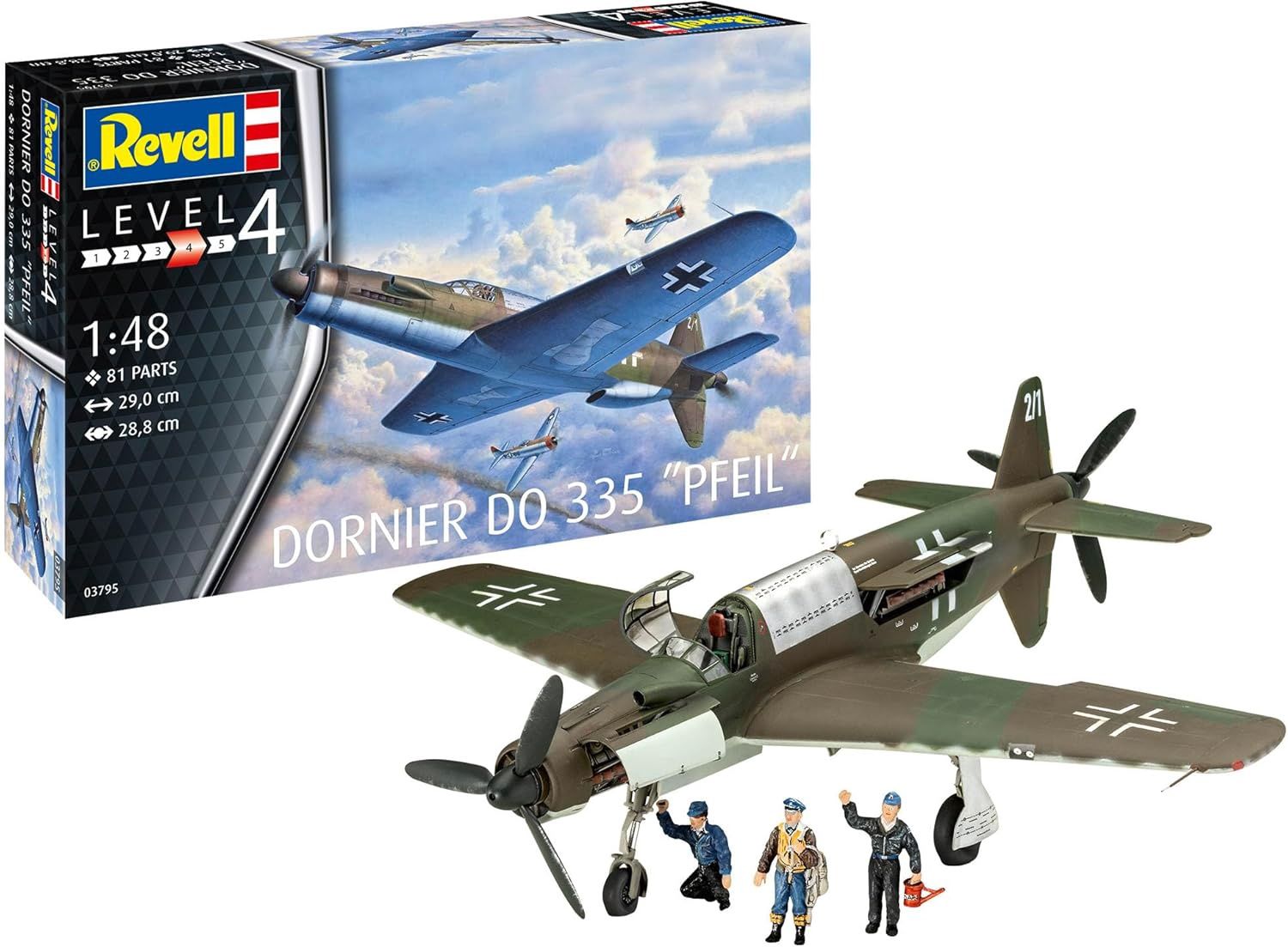 Aircraft Revell 1/48 Dornier Do 335 Pfeil