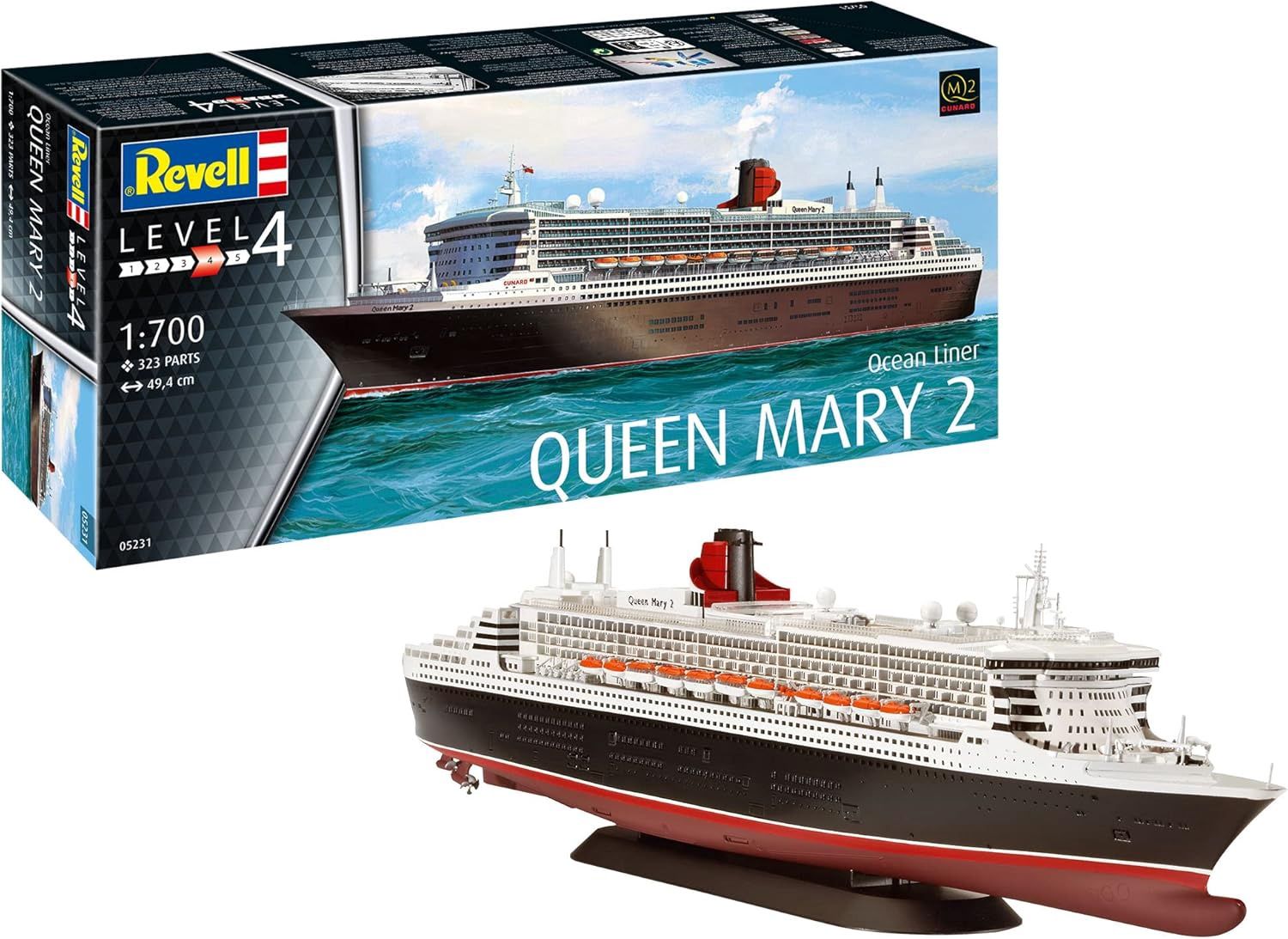 Ship Revell 1/700 Ocean Liner Queen Mary 2