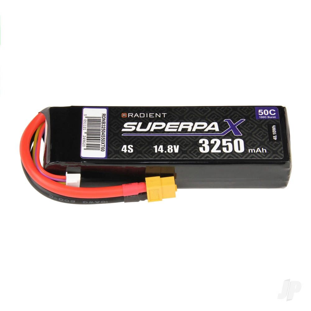 LiPo 4S 3250mAh 14.8V 50C XT60