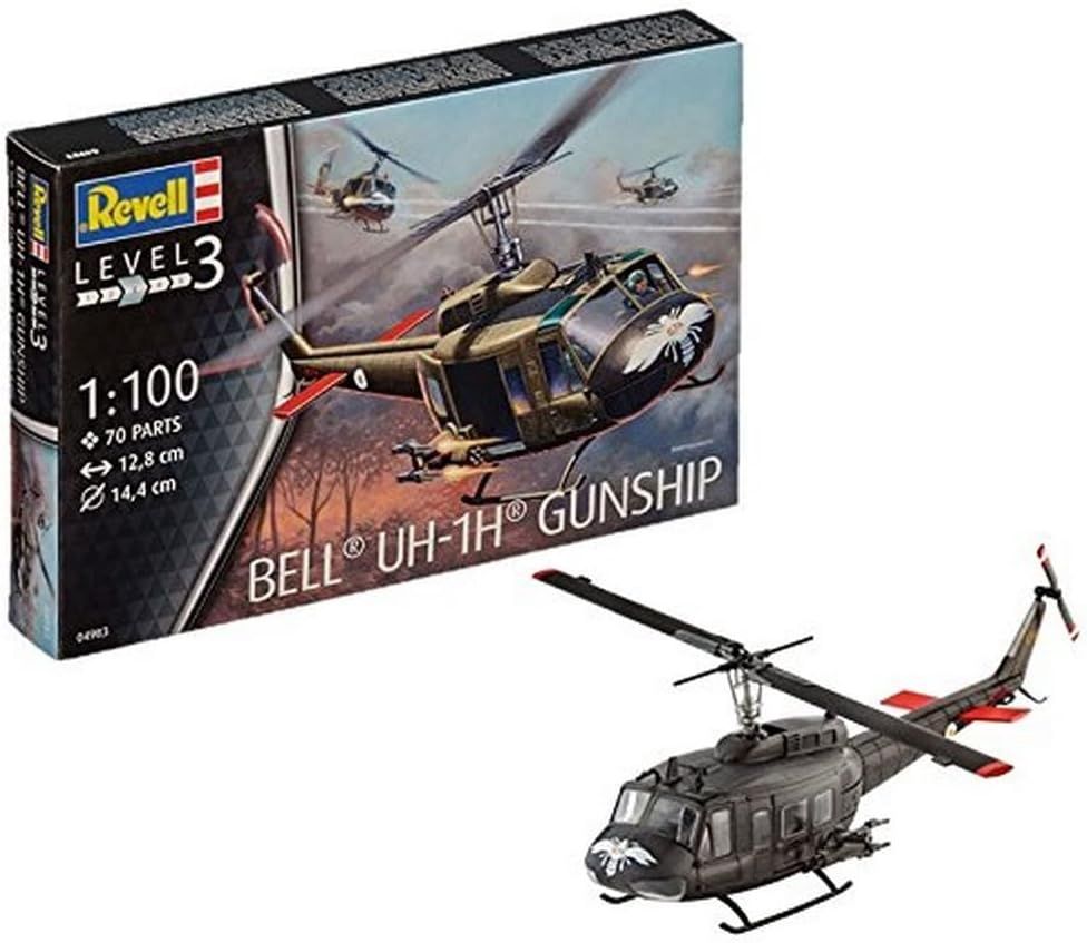 Aircraft Revell 1/100 Bell UH-1H Gunship