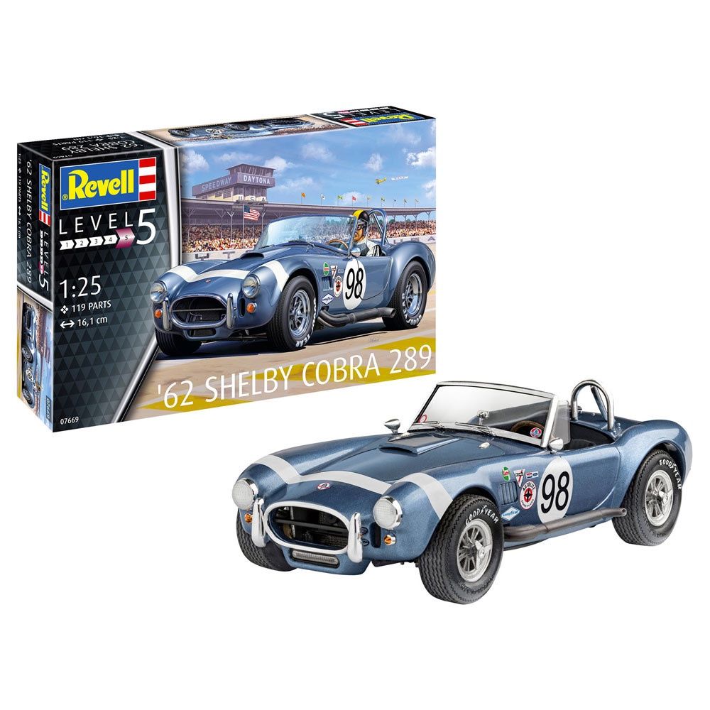 Cars, Bikes and Trucks Revell 1/25 62 Shelby Cobra 289
