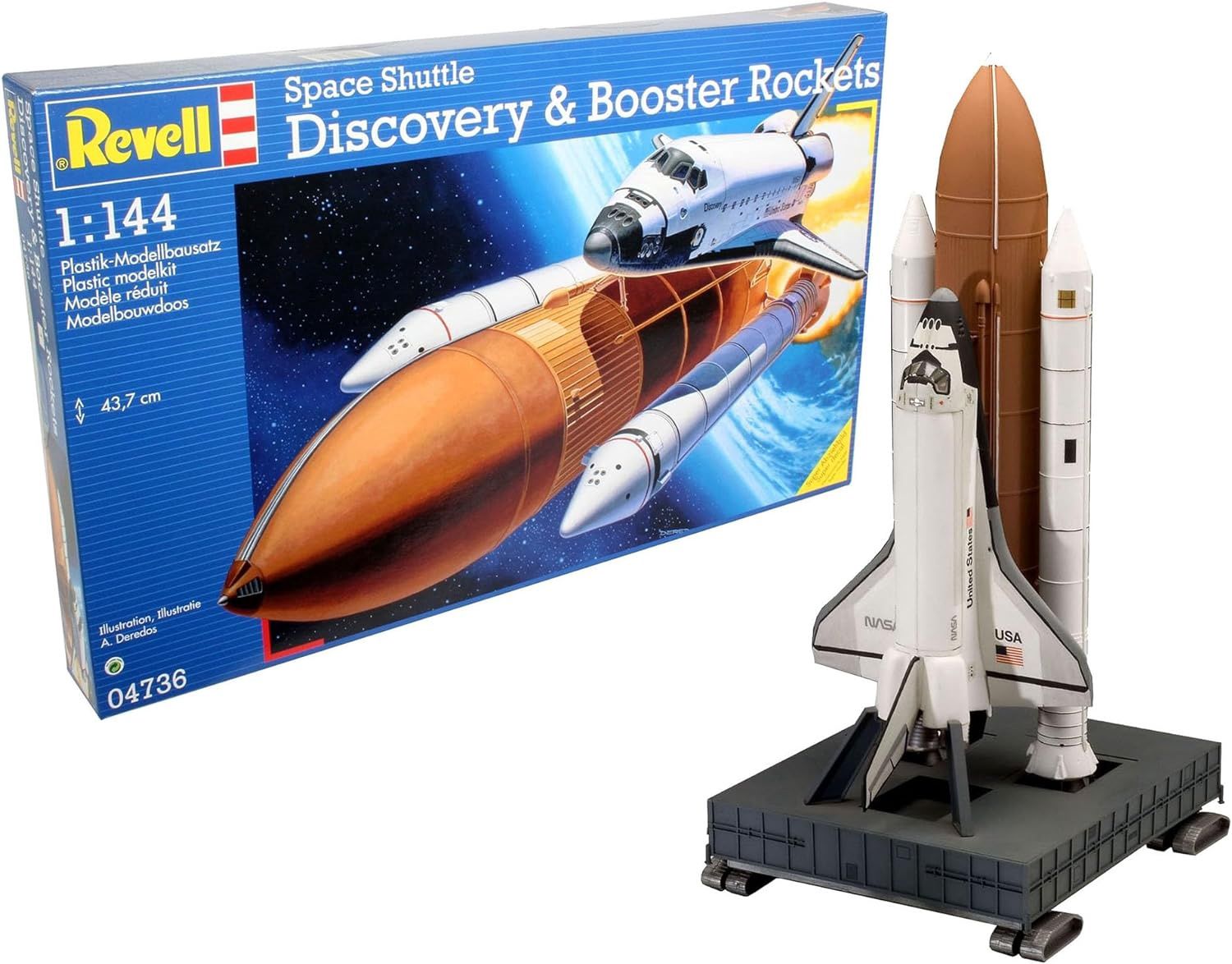 Aircraft Revell 1/144 Space Shuttle Discovery &amp; Booster Rockets