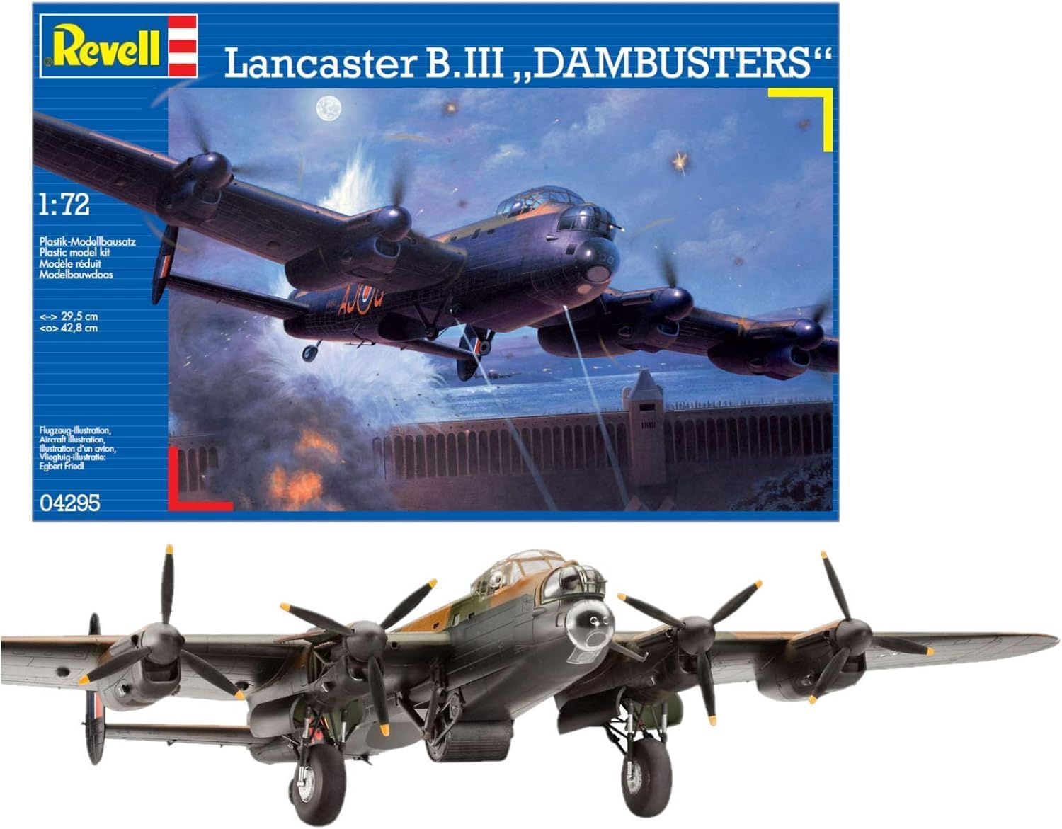 Aircraft Revell 1/72 RAF WWII Avro Lancaster “Dambusters”