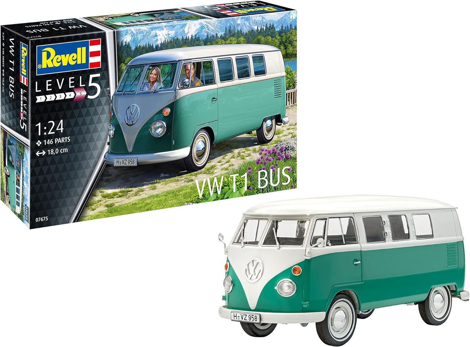 Cars, Bikes and Trucks Revell 1/24 VW T1 Bus