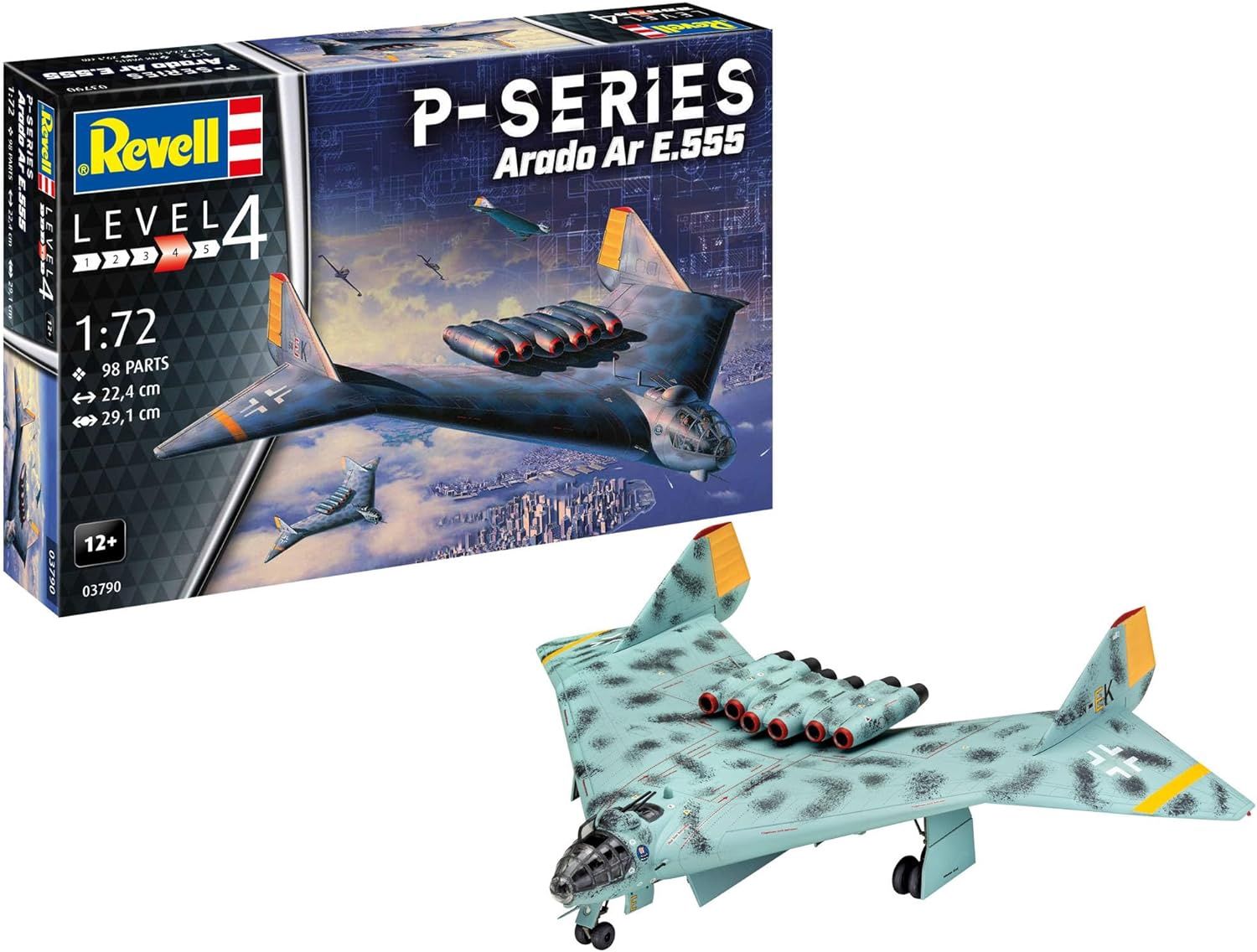 Aircraft Revell 1/72 Arado Ar E.555 – P-Series