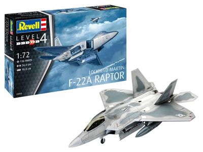 Aircraft Revell 1/72 Lockheed Martin F-22A Raptor