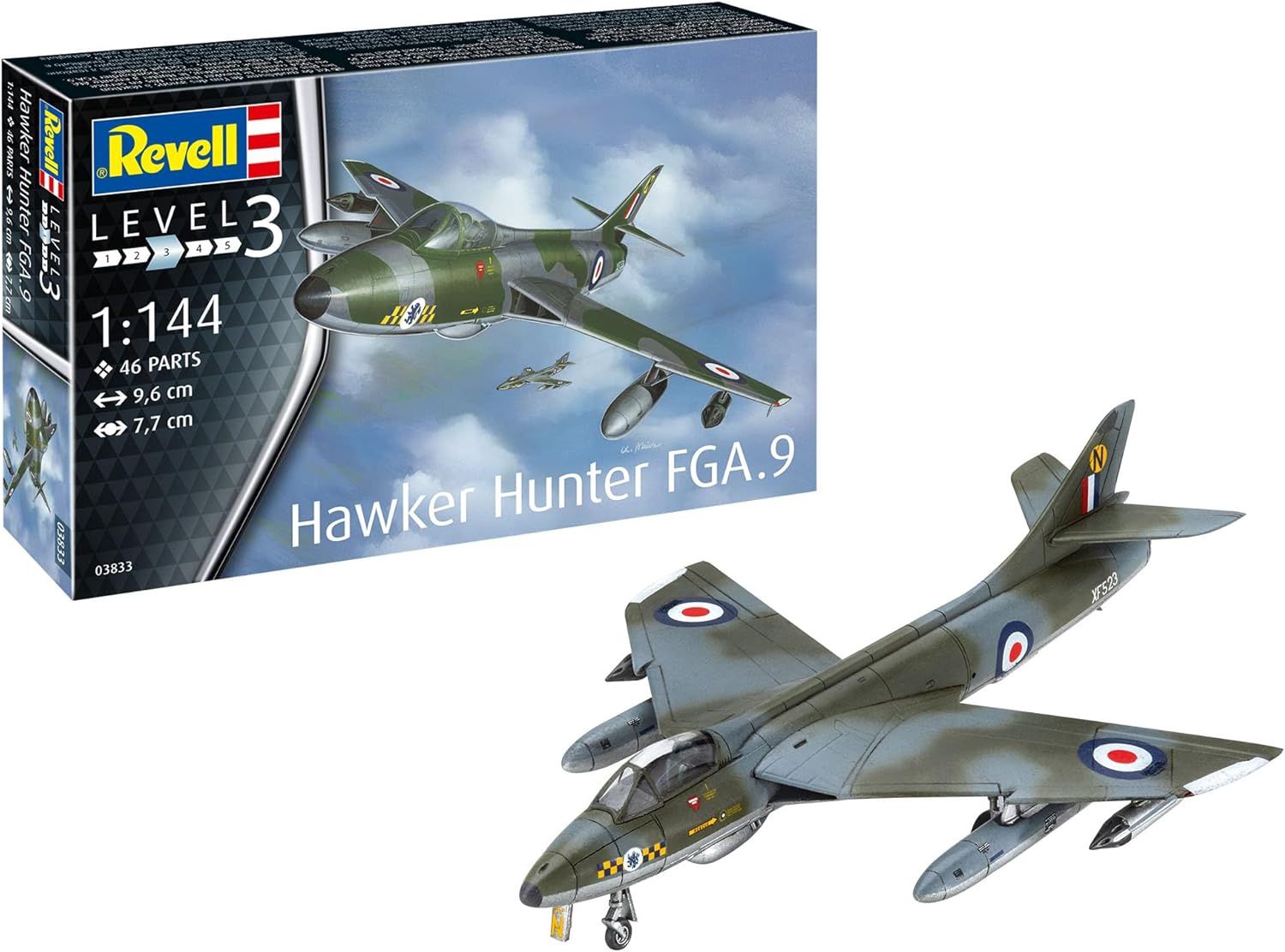 Aircraft Revell 1/144 Hawker Hunter FGA.9