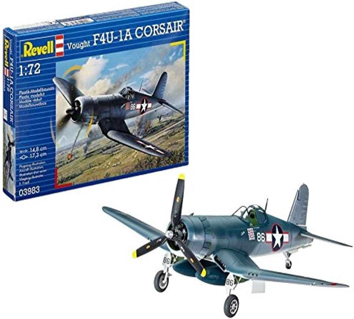 Aircraft Revell 1/72 Vought F4U-1D Corsair