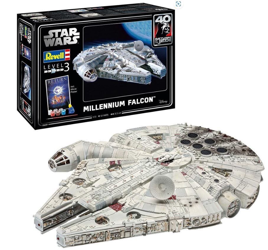 Space, Sci-Fi and TV Revell 1/72 Gift Set Millennium Falcon: RotJ 40th Anniversary