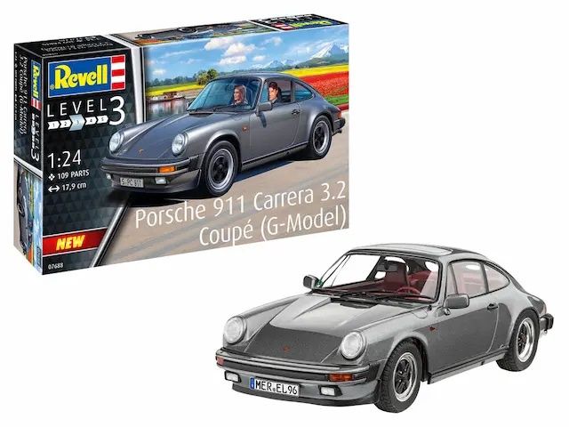Cars, Bikes and Trucks Revell 1/24 Porsche 911 Carrera 3.2 Coupe (G-Model)