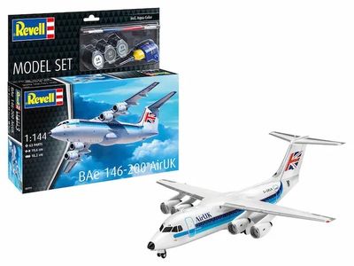 Aircraft Revell 1/144 Model Set BAe 146-200 “AirUK”