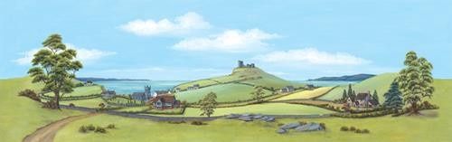 Country / Seascape Large Backscene (228mm x 736mm)