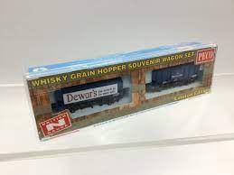 Whiskey Grain Hopper Wagons Dewar's and White Horse