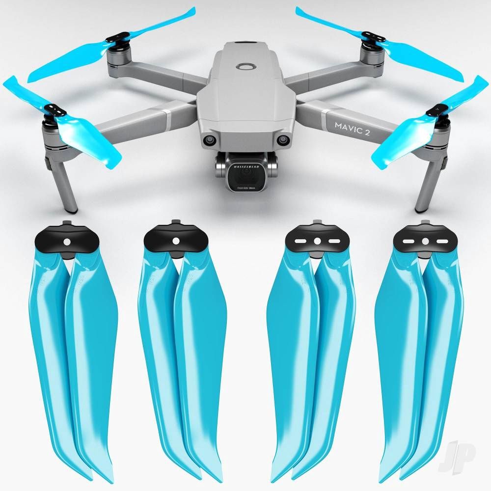 8.9x4.9 DJI Mavic 2 STEALTH Upgrade Folding Propellers, Blue (4 pcs)