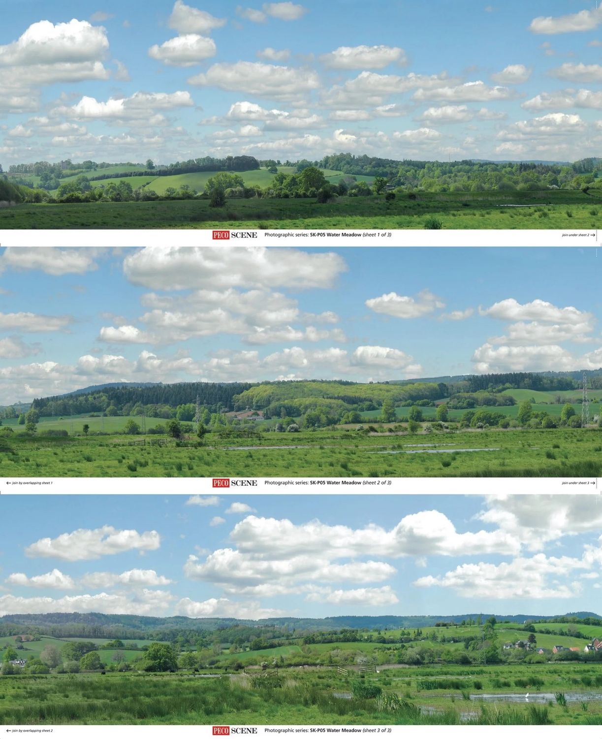 Water Meadow Photographic Backscene (2400mm x 330mm)
