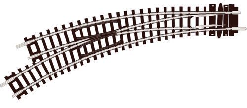 Left Hand Curved Turnout (N)
