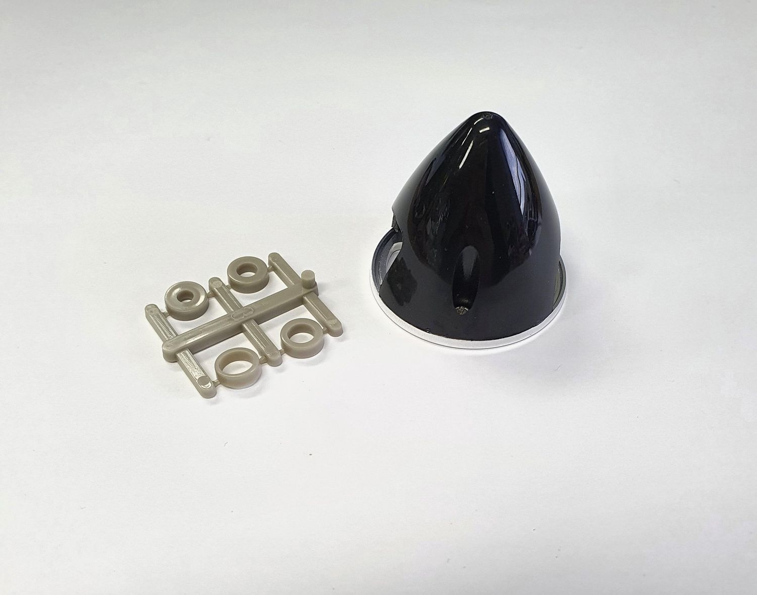 Gemfan Ally Backplate Nylon Spinner 38mm Black
