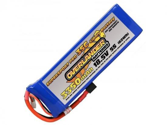 3350mAh 18.5V 5S 35C Supersport Pro LiPo Battery