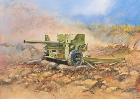 Military Zvezda 1/35 British 57mm Anti-Tank Gun QF 6-Pdr Mk.II
