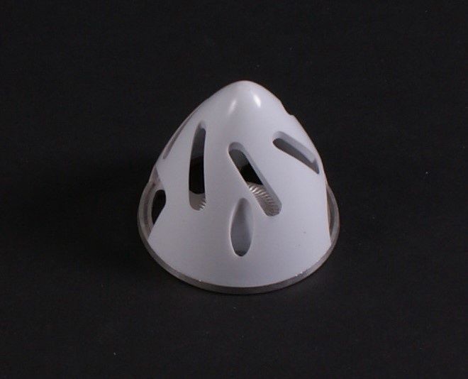 Gemfan Airflow Aluminium Backplate Spinner 57mm White