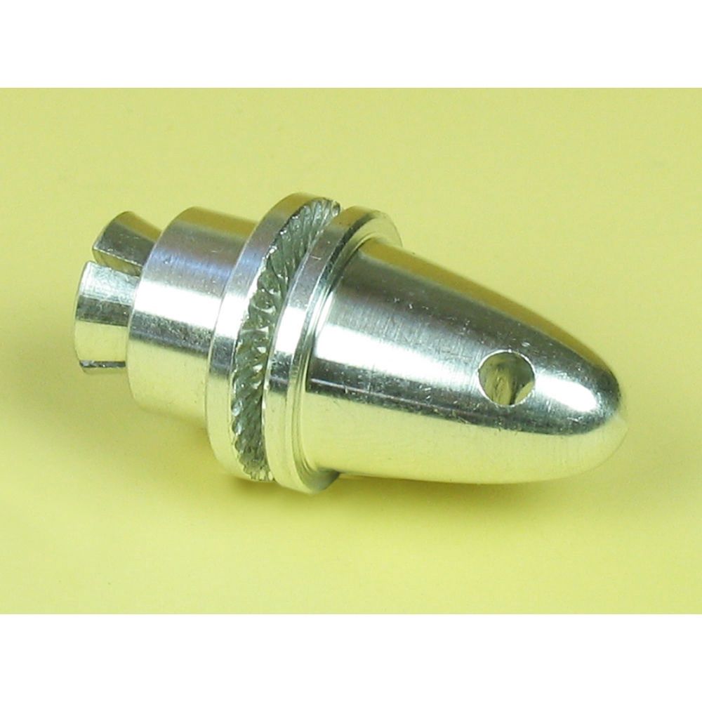 Propeller Adaptor Medium With Spinner Nut (4mm motor shaft.)