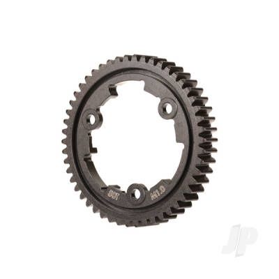 Spur gear, 50-tooth, steel (wide face, 1.0 metric pitch)