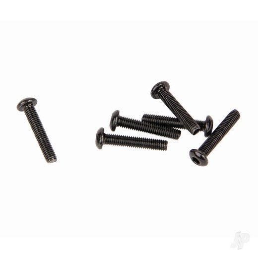 M3 Button Head Screws Black (3x16mm) Allen Head 6 pcs