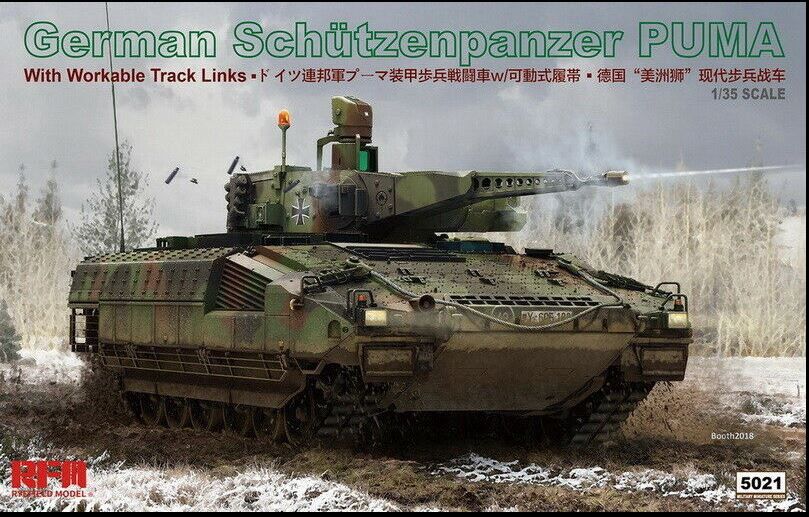 Military Ryefield 1/35 Schutzenpanzer PUMA w/Workable Track Links