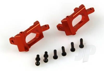 Caster Block, Aluminum, 5 Deg, Orange (Animus)