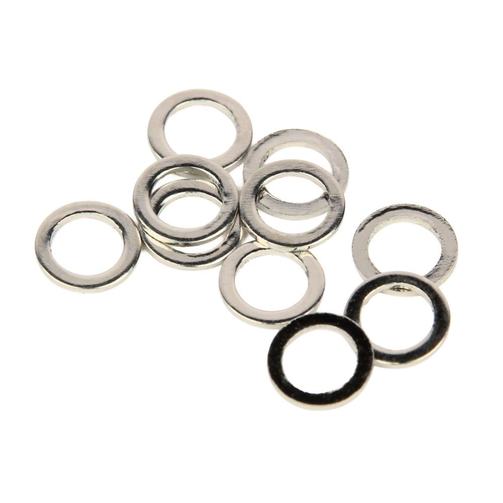 M4 6x4x0.5mm Washers 10 pcs