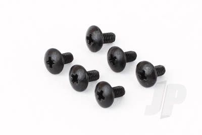 M2.5 Button Head Screws Black (2.5x5mm)