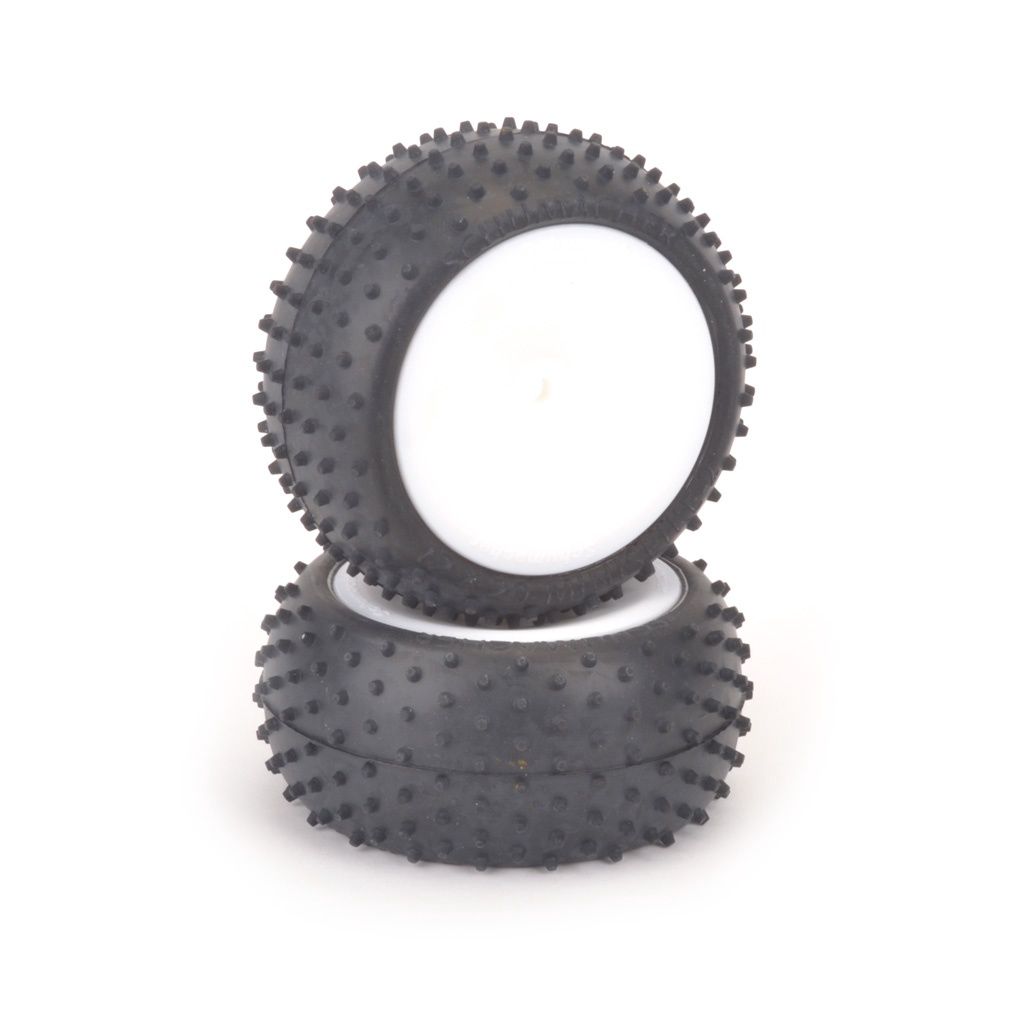 Mini Spike2 -Pre-Glued Yellow Rear Hex Drive(pr)