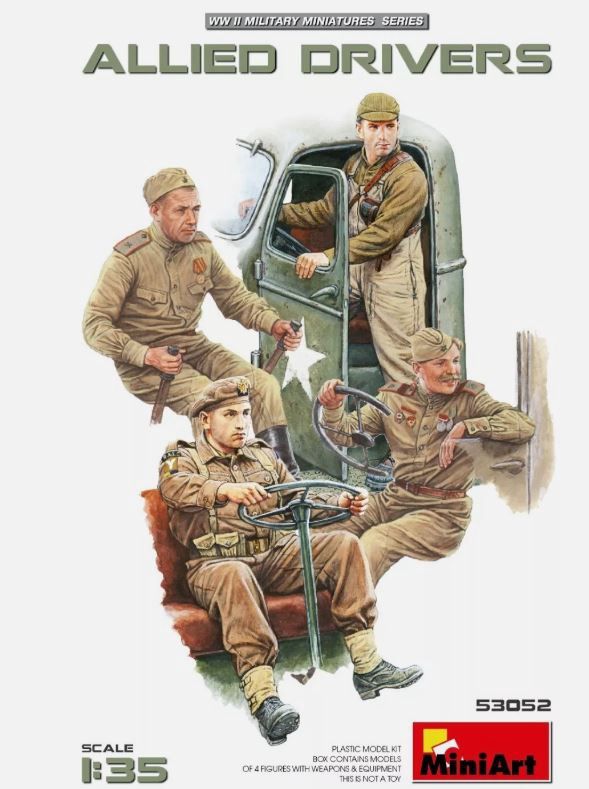 Military MiniArt 1/35 Allied Drivers WWII