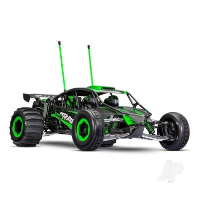 Funco Motorsports Pro Scale 8S 2WD Electric Sand Car, Green - Combo with batteries and charger
